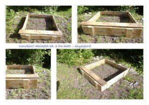 homokozó raklapból anyasporol