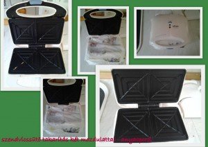 szendvicssütő tisztítása két mozdulattal